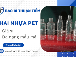 Chai nhựa PET đóng gói sản phẩm đa dạng mẫu mã, giá sỉ tại TPHCM