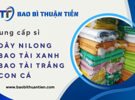 Cung cấp sỉ dây nilong, bao tải xanh, bao tải trắng con cá đóng gói nông sản