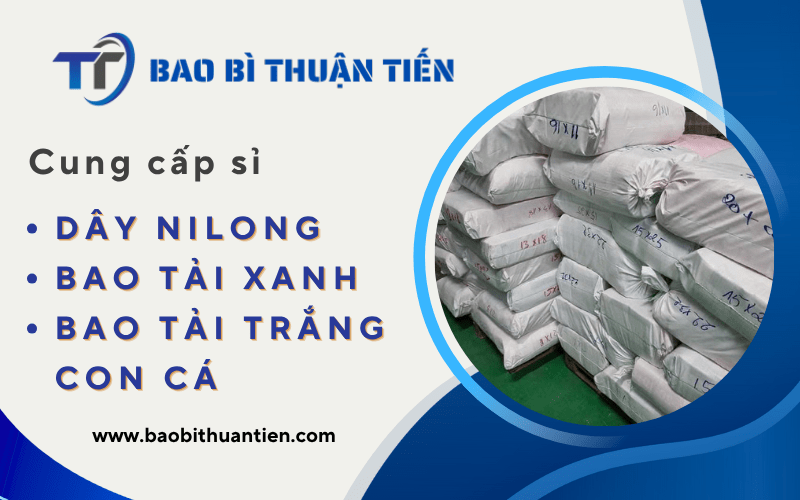 bao tải trắng con cá