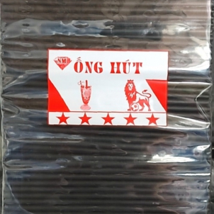 Ống Hút Đen Đầu Nhọn