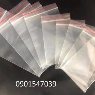 Túi zip chỉ đỏ