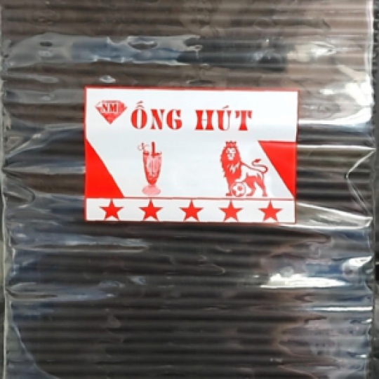 Ống Hút Đen Đầu Nhọn
