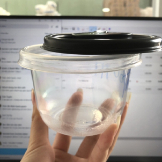 THỐ NHỰA TRONG 350ML